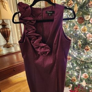 Size 12 Burgundy Formal Dress - NWT